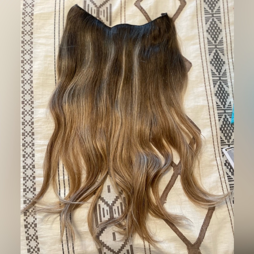 Halo Couture Brown & Dark Blonde 22” Ombre Hair Extensions
